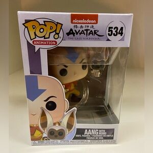 Funko Pop Aang With Momo 534 - Avatar Vinyl Figure